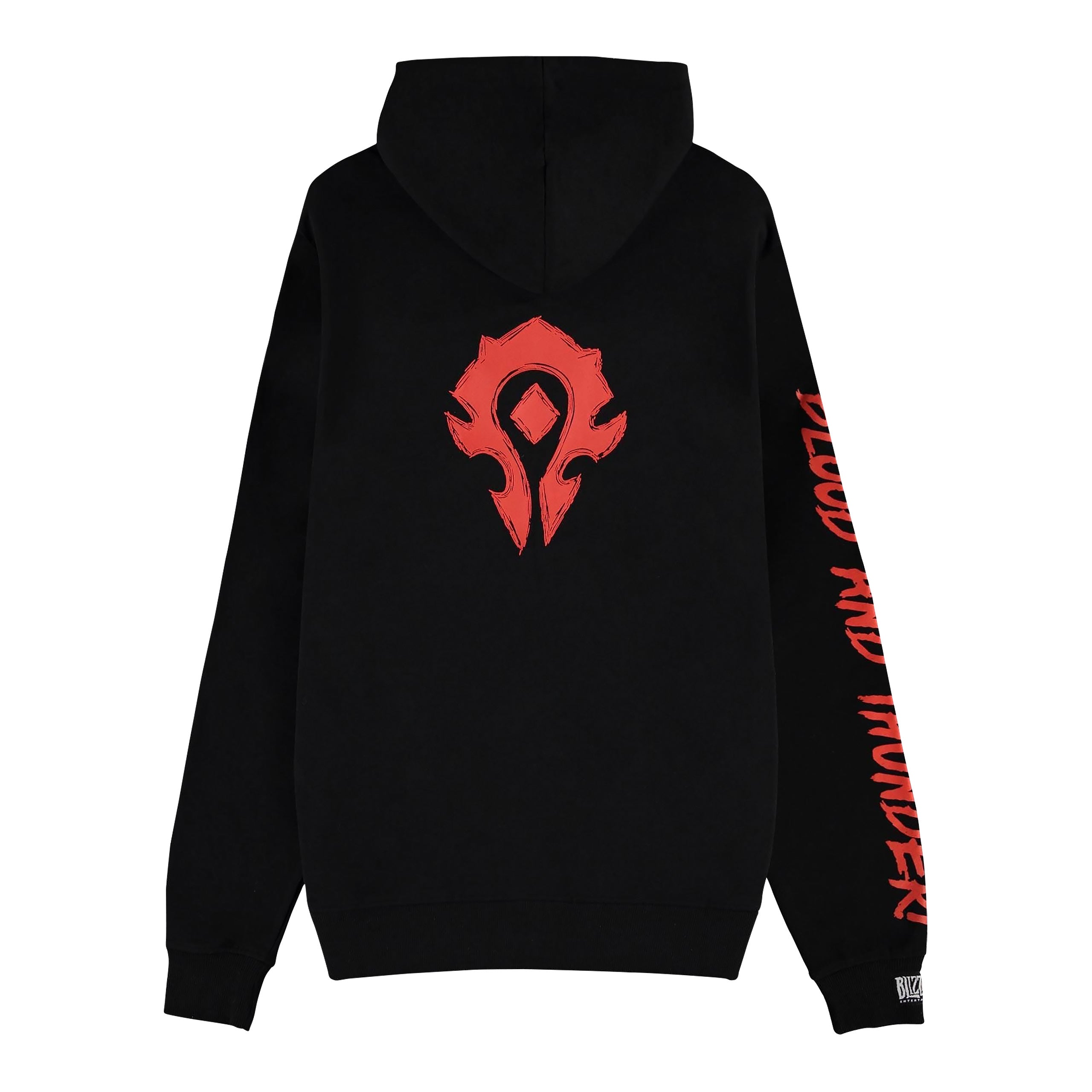 Produktbild World of Warcraft - Blood & Thunder Horde Logo Kapuzenjacke schwarz