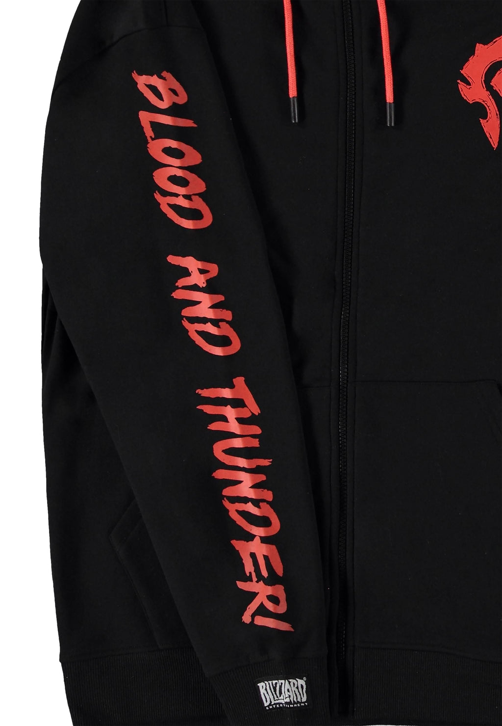 Produktbild World of Warcraft - Blood & Thunder Horde Logo Kapuzenjacke schwarz