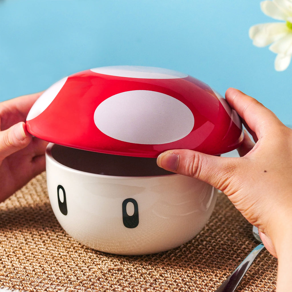 Produktbild Super-Pilz Schale mit Deckel für Super Mario Fans