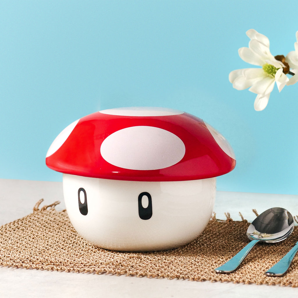 Produktbild Super-Pilz Schale mit Deckel für Super Mario Fans