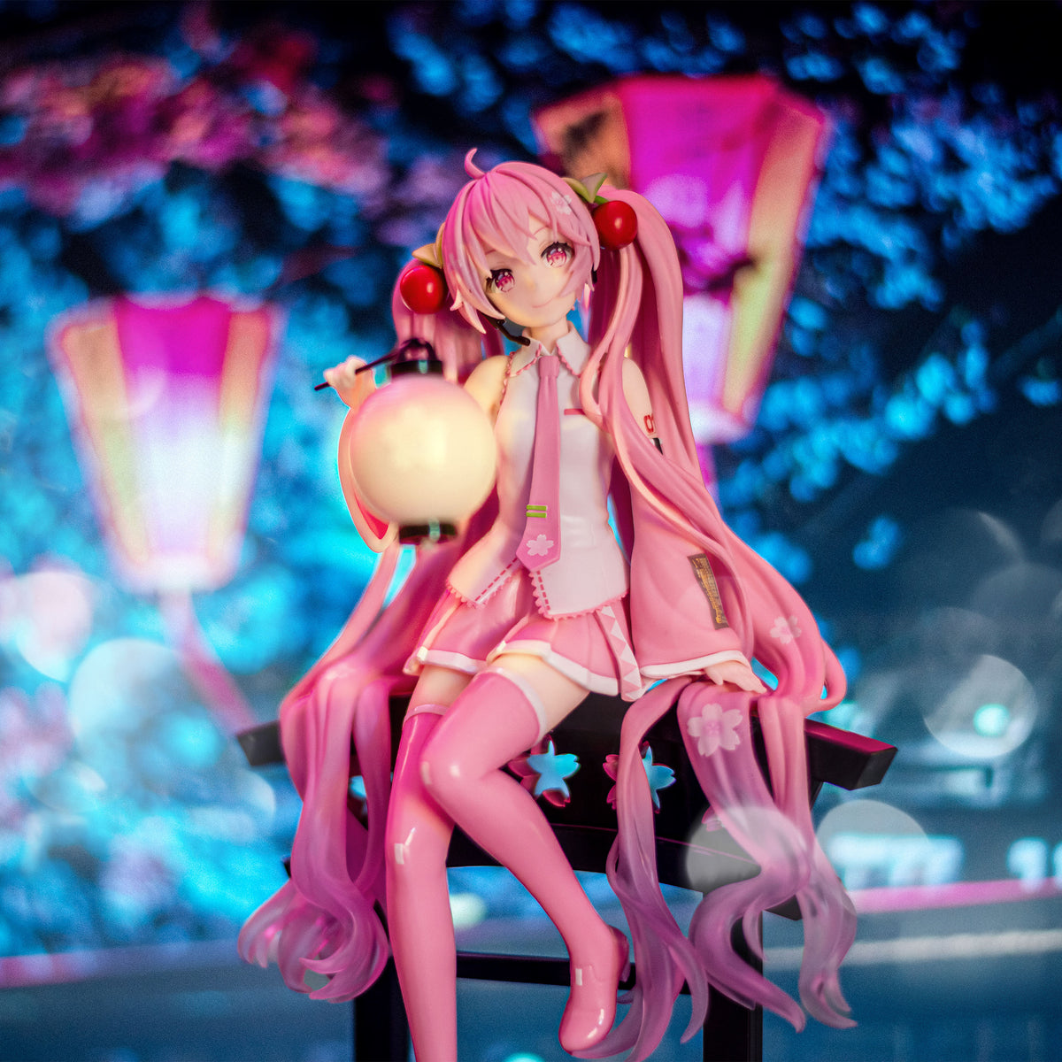 Produktbild Hatsune Miku - Sakura Lantern Figur mit Leuchtfunktion