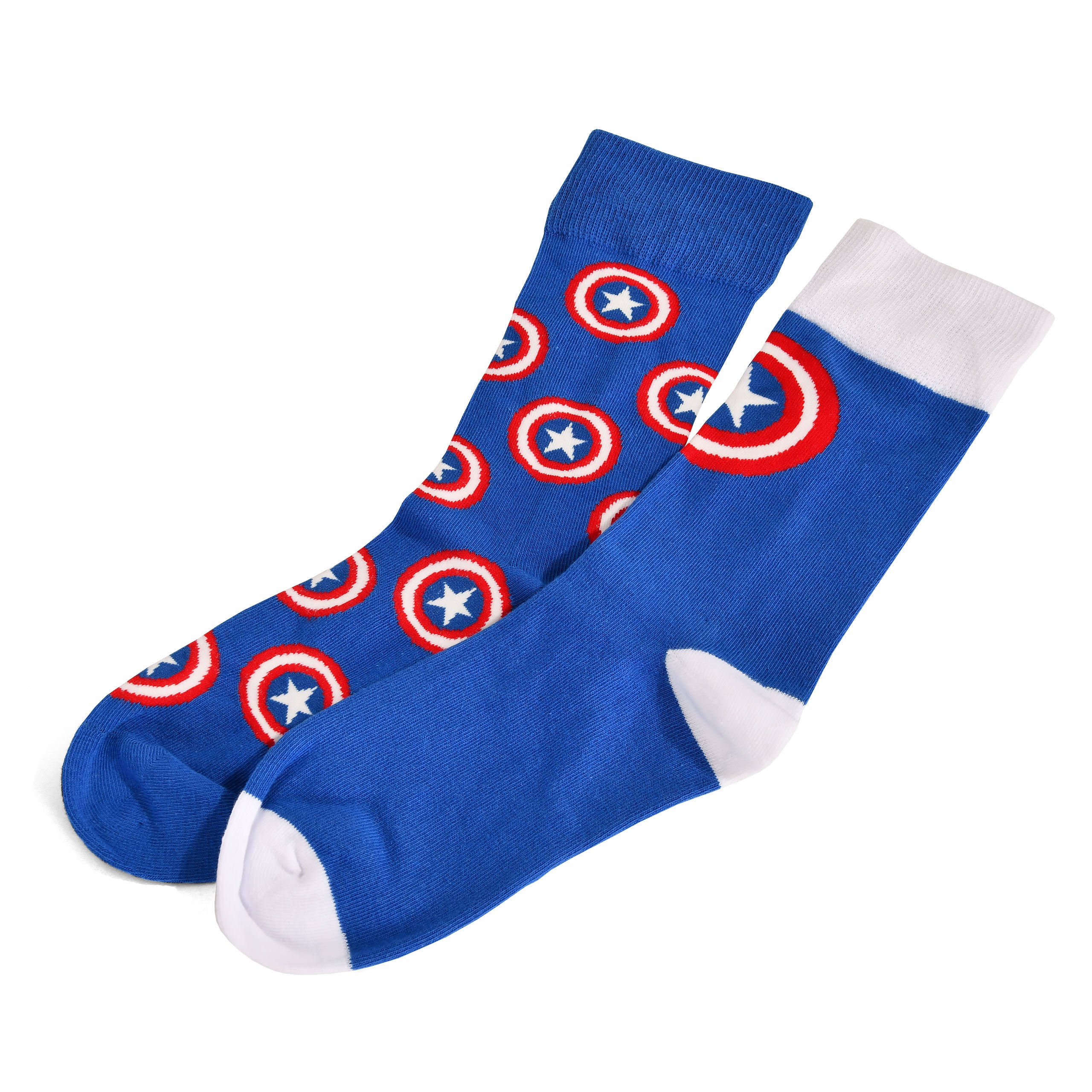 Produktbild Captain America - Shield Logo Socken 2er Set blau