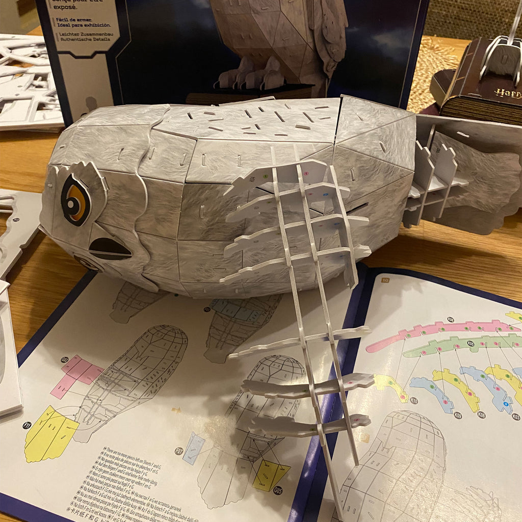 Produktbild Hedwig 4D Build Modell Bausatz - Harry Potter