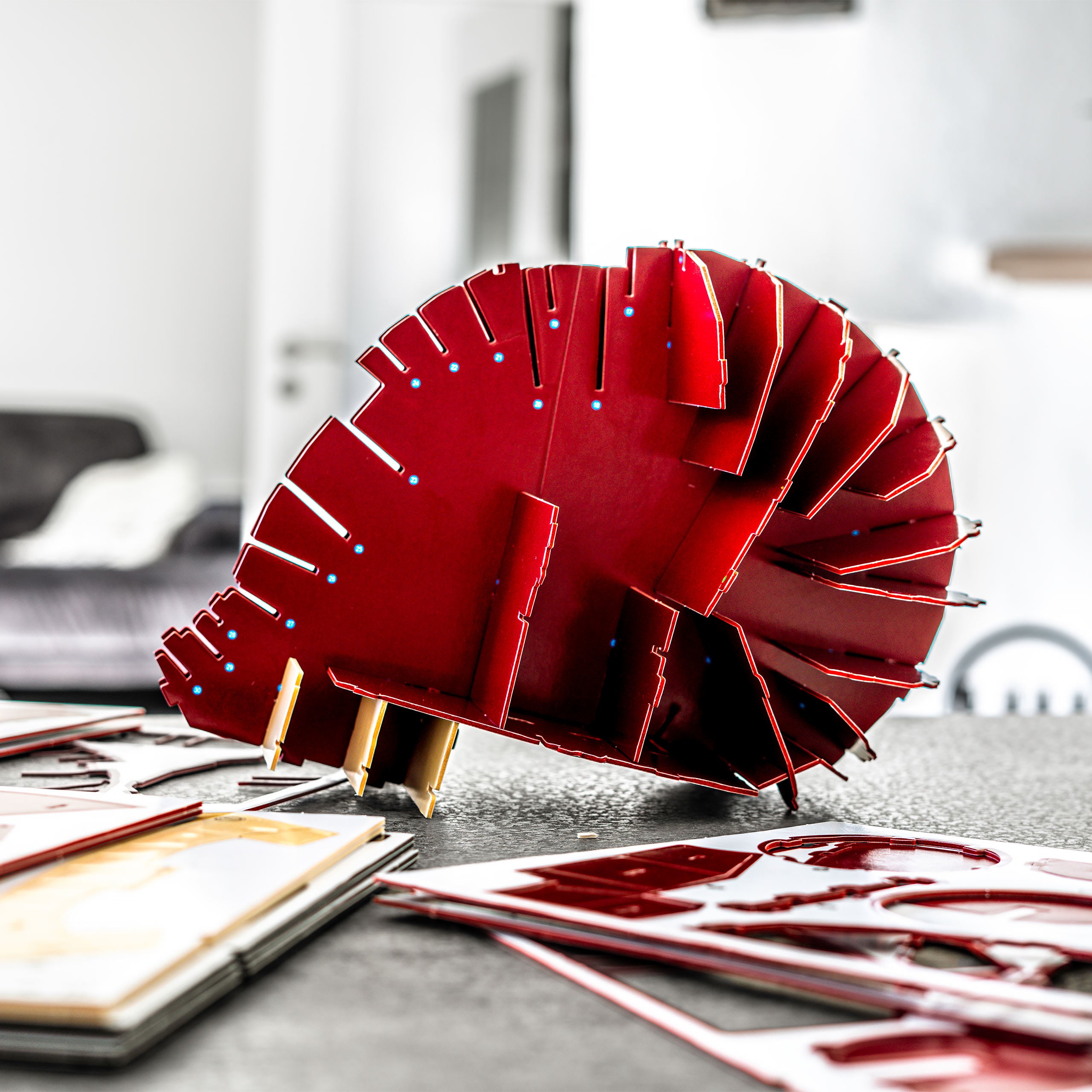 Produktbild Iron Man - Helm 4D Build Modell Bausatz