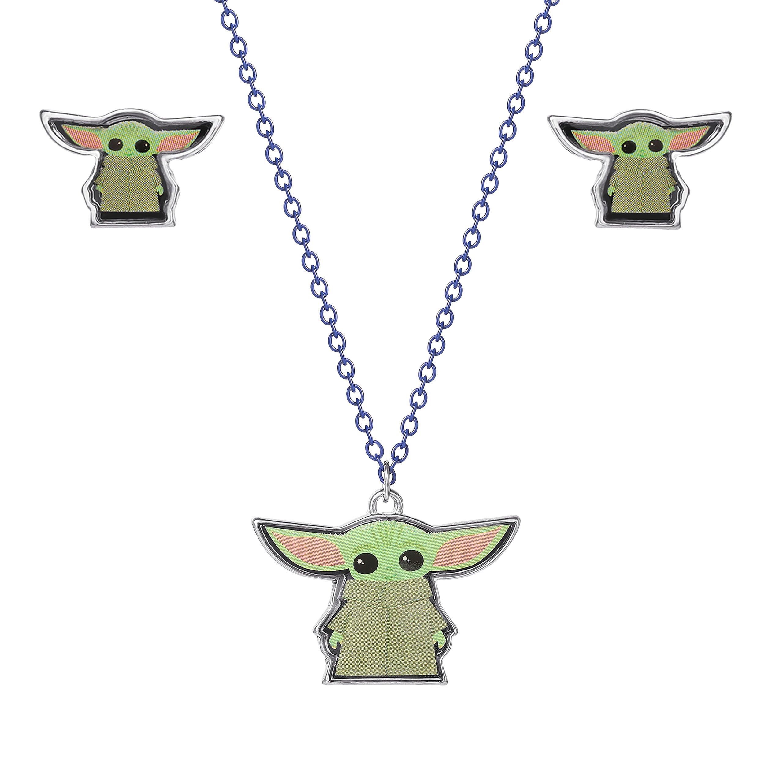 Produktbild Grogu Kette mit Ohrstecker - Star Wars The Mandalorian