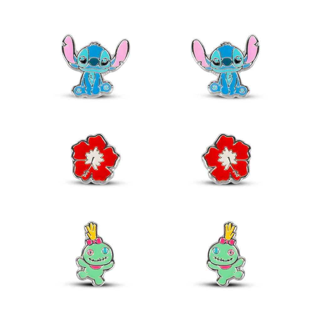 Produktbild Lilo & Stitch - Ohrstecker 3er Set in Geschenkbox