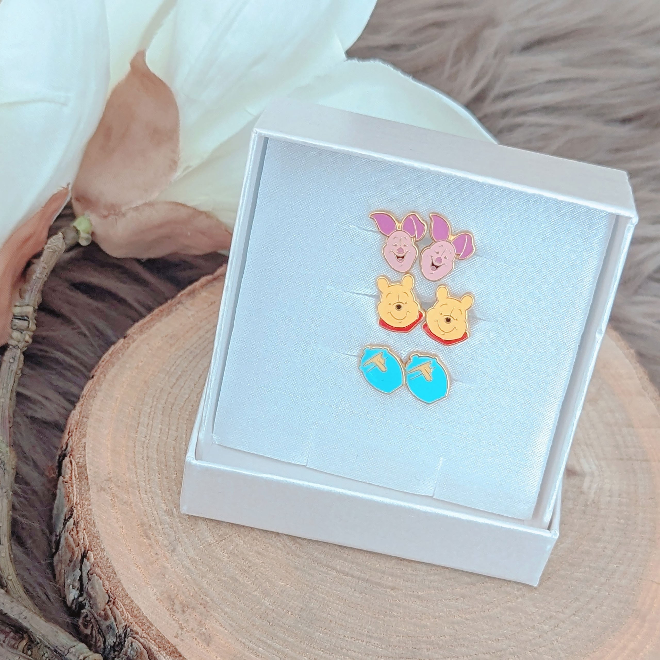 Produktbild Winnie Puuh - Ohrstecker 3er Set in Geschenkbox