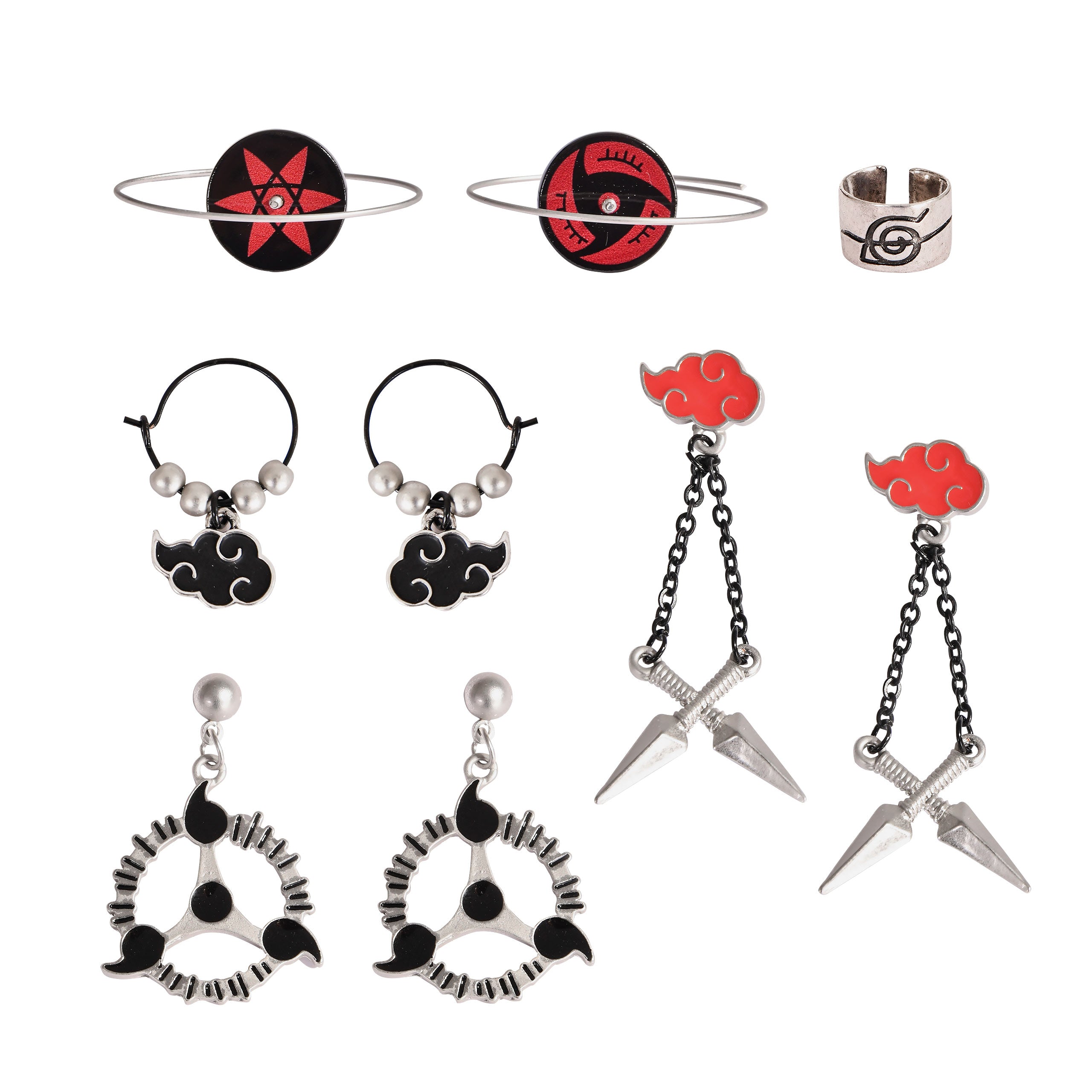 Produktbild Naruto Shippuden - Icons Ohrstecker 4er Set