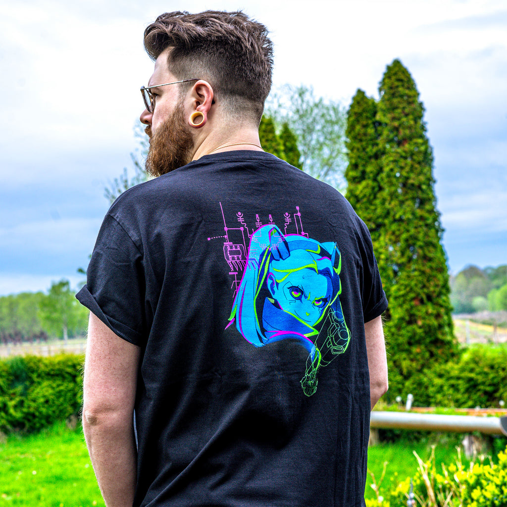 Product image Cyberpunk Edgerunners - Rebecca Neon T-Shirt Black