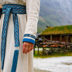 Produktbild Wikinger Kleid Lagertha beige-blau