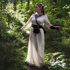 Produktbild Wikinger Kleid Lagertha beige-blau