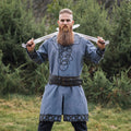 Produktbild Mittelalter Tunika Erik blau-grau