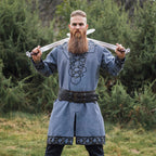 Produktbild Mittelalter Tunika Erik blau-grau