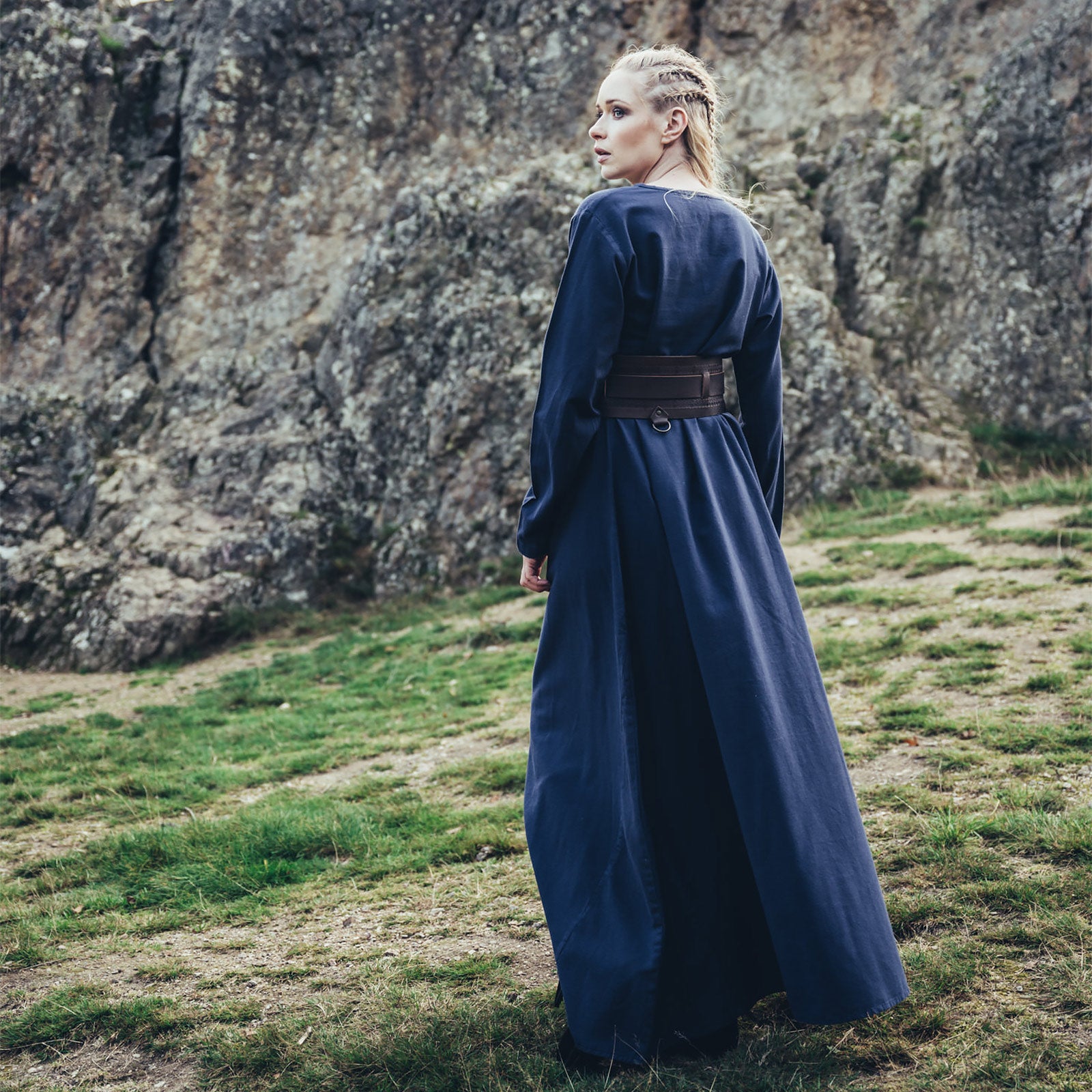 Produktbild Mittelalter Unterkleid Valdis blau