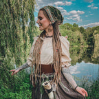 Produktbild Mittelalter Bluse Kurzarm Vera hanf