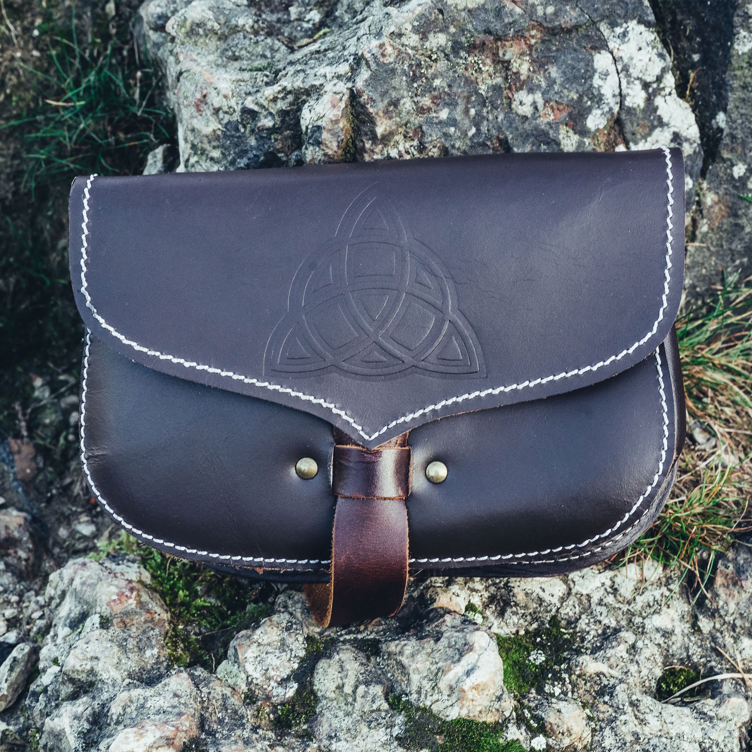 Produktbild Mittelalter Gürteltasche Hulda braun