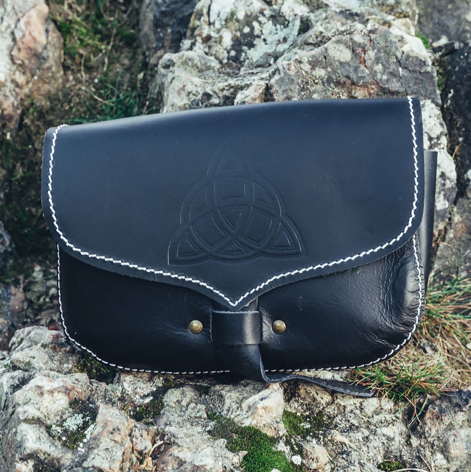 Produktbild Mittelalter Gürteltasche Hulda schwarz