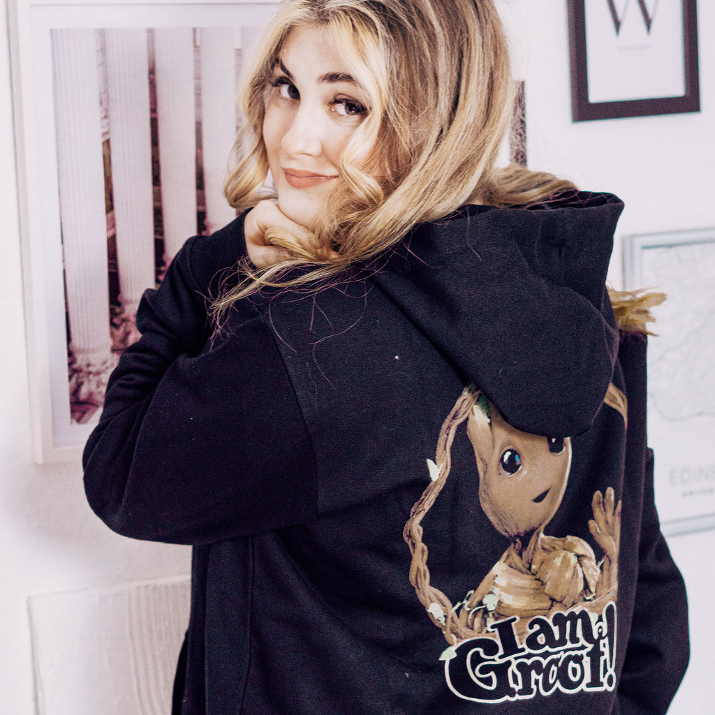 Produktbild Guardians of the Galaxy - I Am Groot Hoodie schwarz