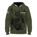 Produktbild Mando Hoodie Kinder grün - Star Wars The Mandalorian