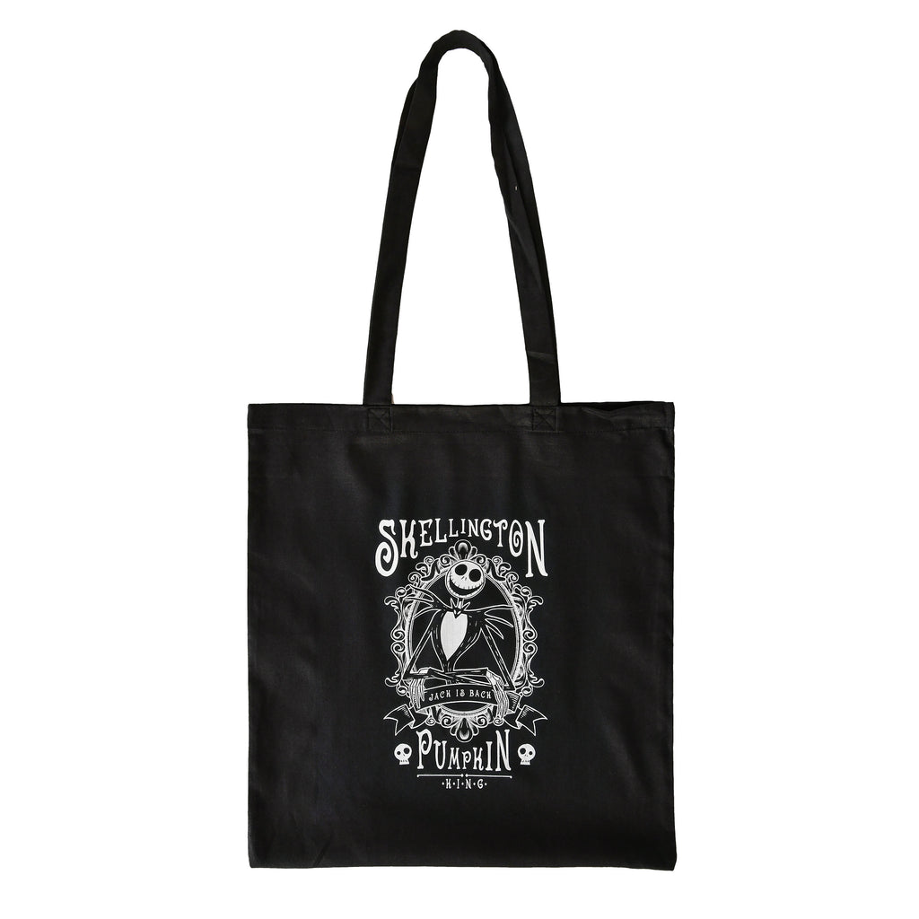 Produktbild Nightmare Before Christmas - Skellington Pumpkin Jutebeutel schwarz