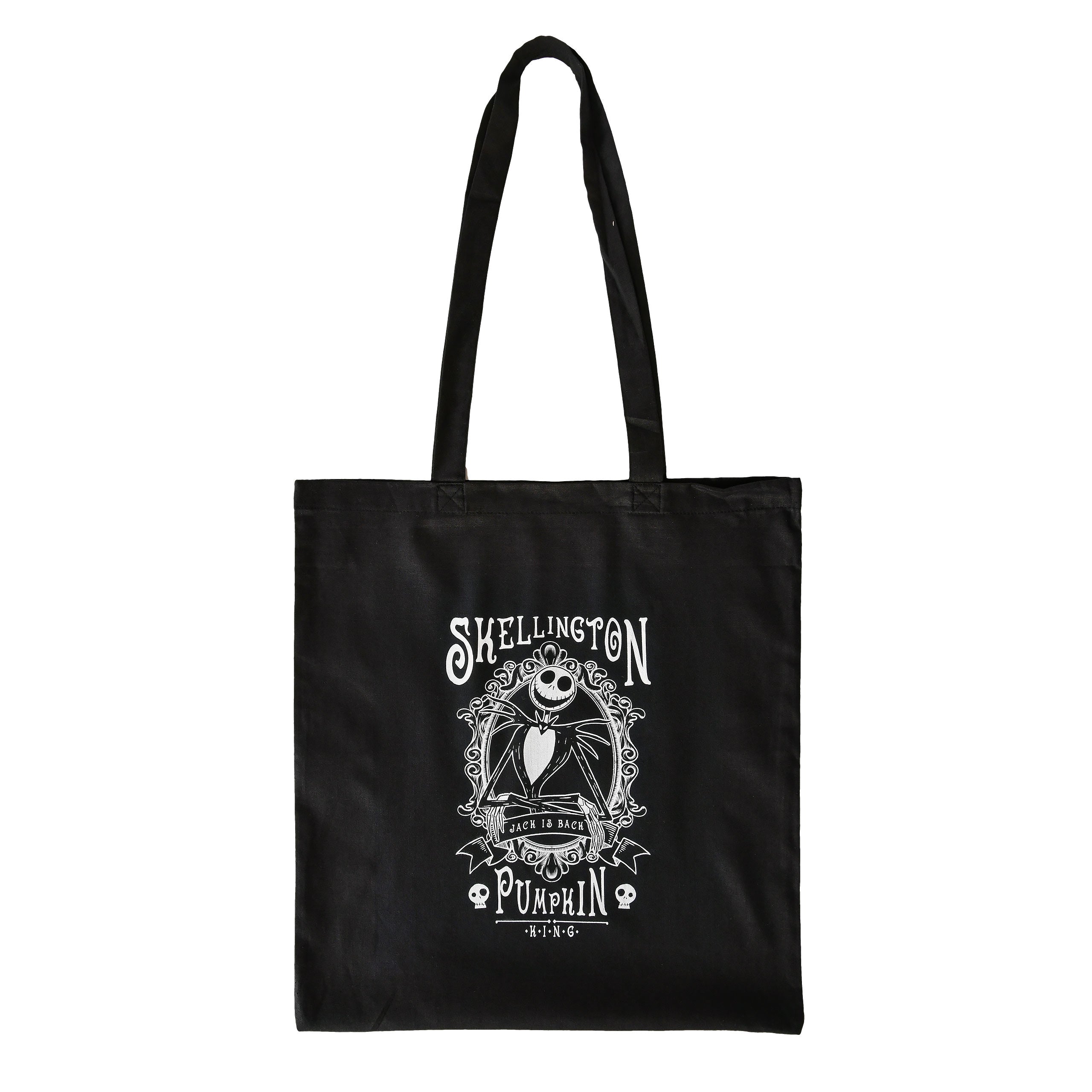 Produktbild Nightmare Before Christmas - Skellington Pumpkin Jutebeutel schwarz