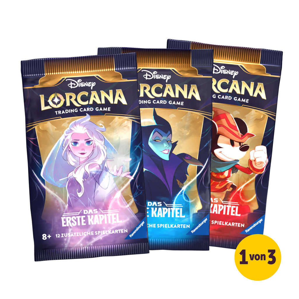 Produktbild Disney Lorcana Booster - Das Erste Kapitel Trading Card Game
