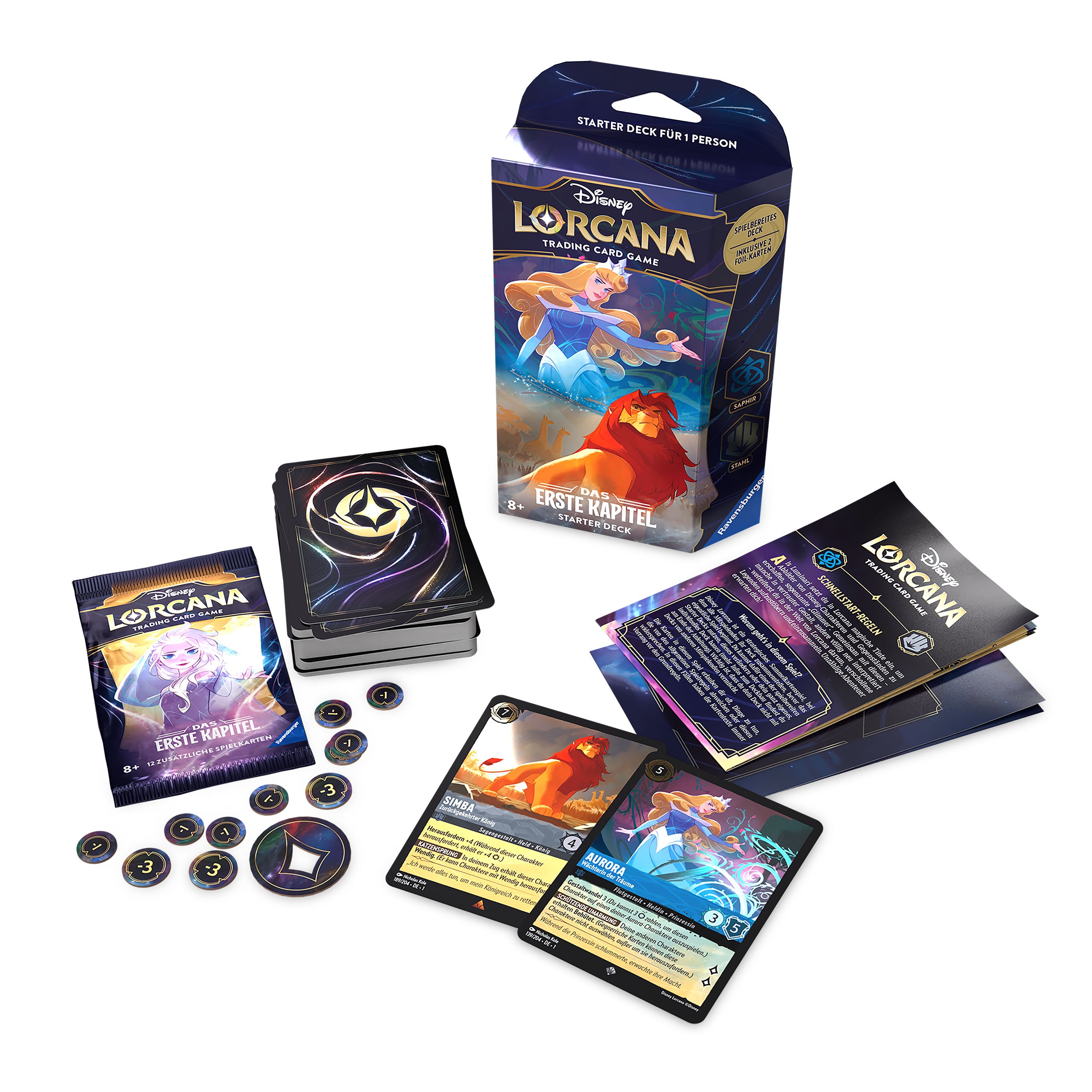 Product image Disney Lorcana Sapphire and Steel Starter Set - The First Chapter Trading Card Game