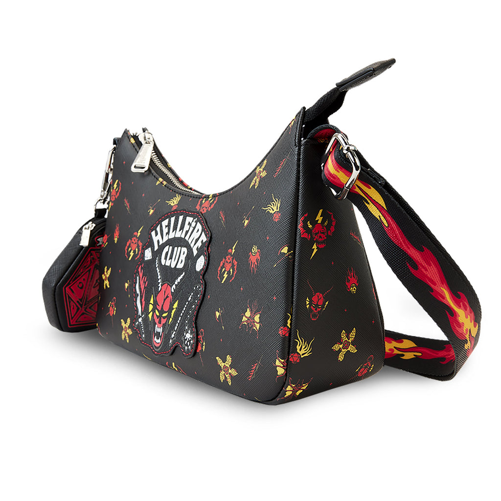 Produktbild Hellfire Club Glow in the Dark Crossbody Tasche - Stranger Things