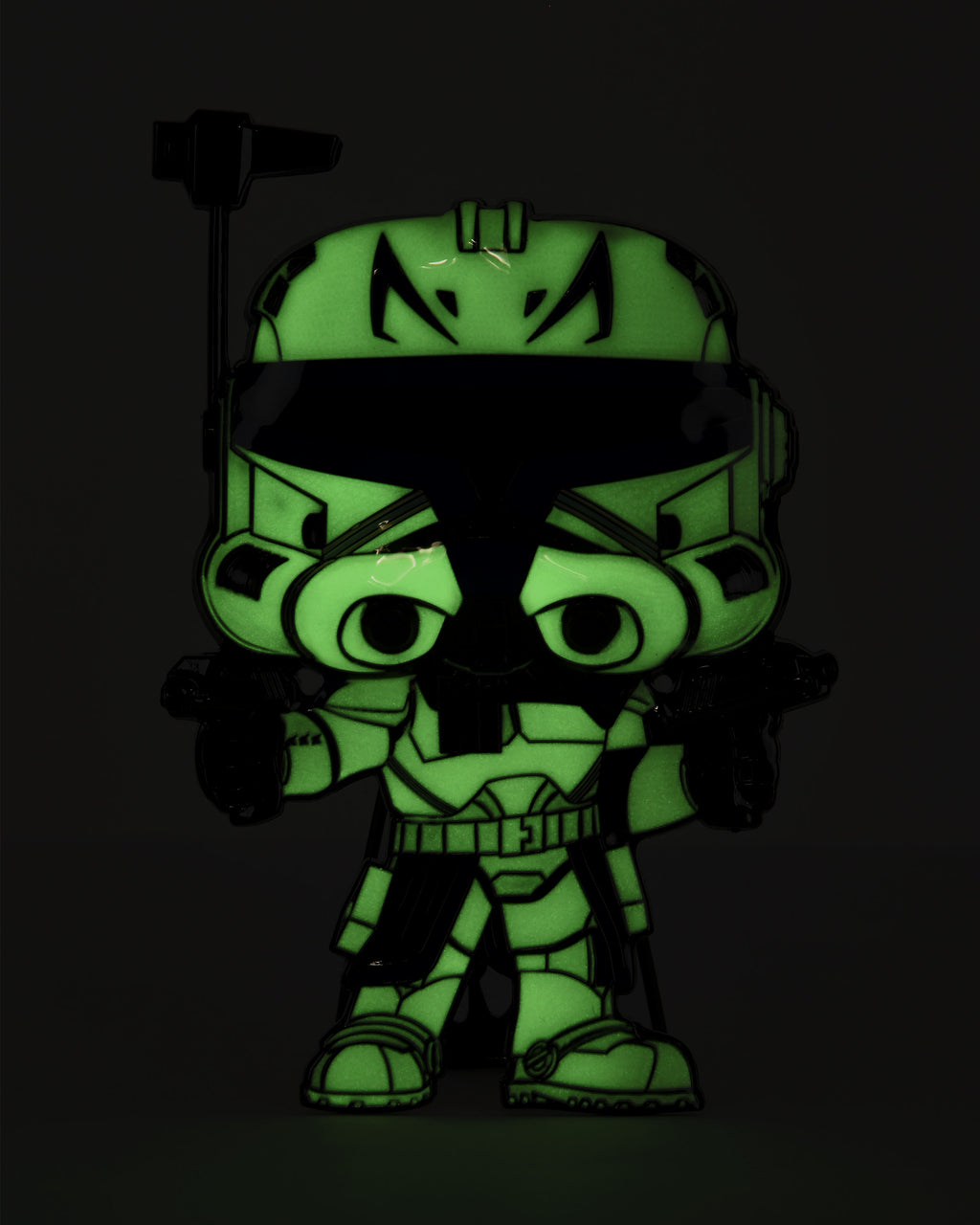 Produktbild Star Wars The Clone Wars - Captain Rex Glow in the Dark Funko Pop Pin 10 cm
