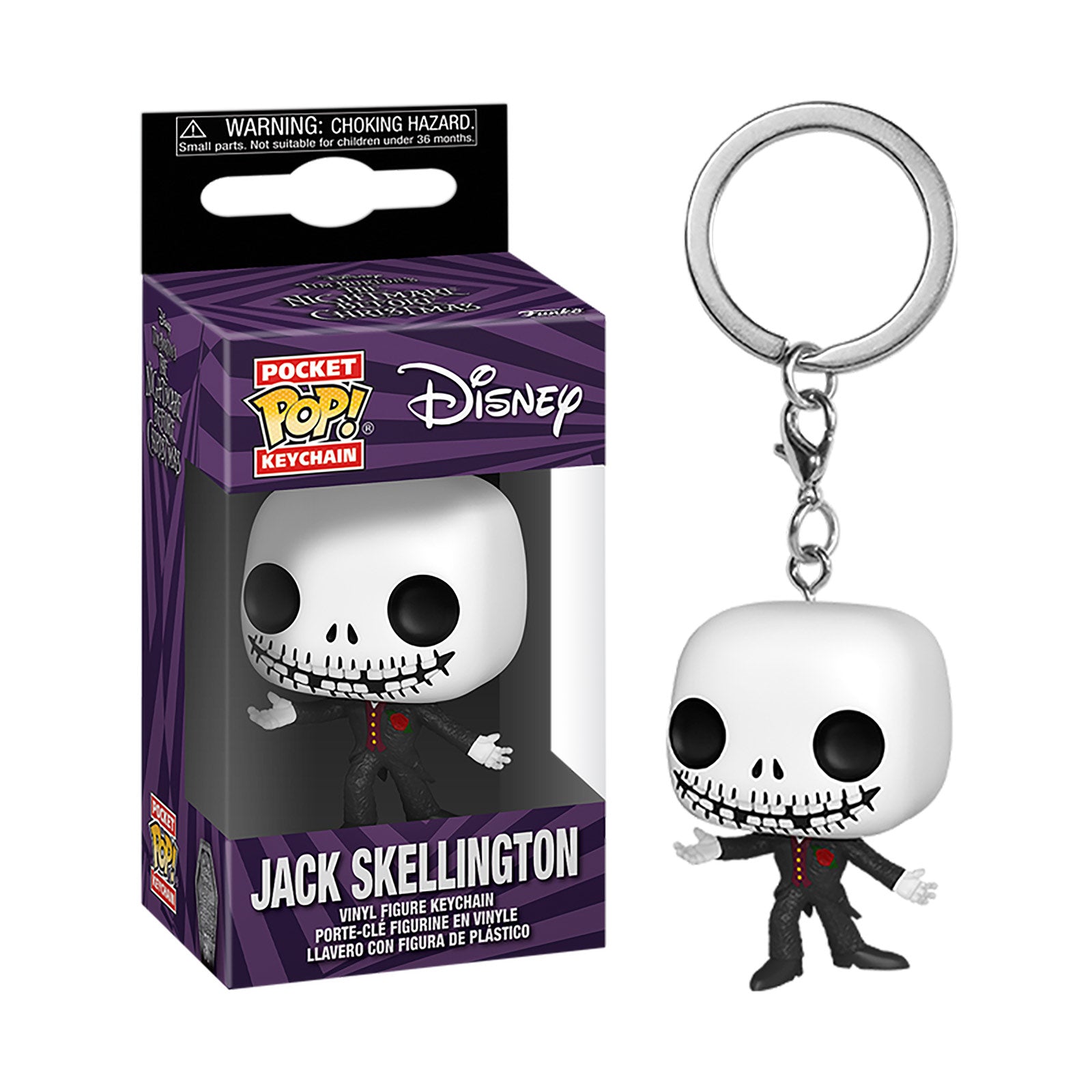Produktbild Nightmare Before Christmas - Jack Skellington Funko Pop Schlüsselanhänger