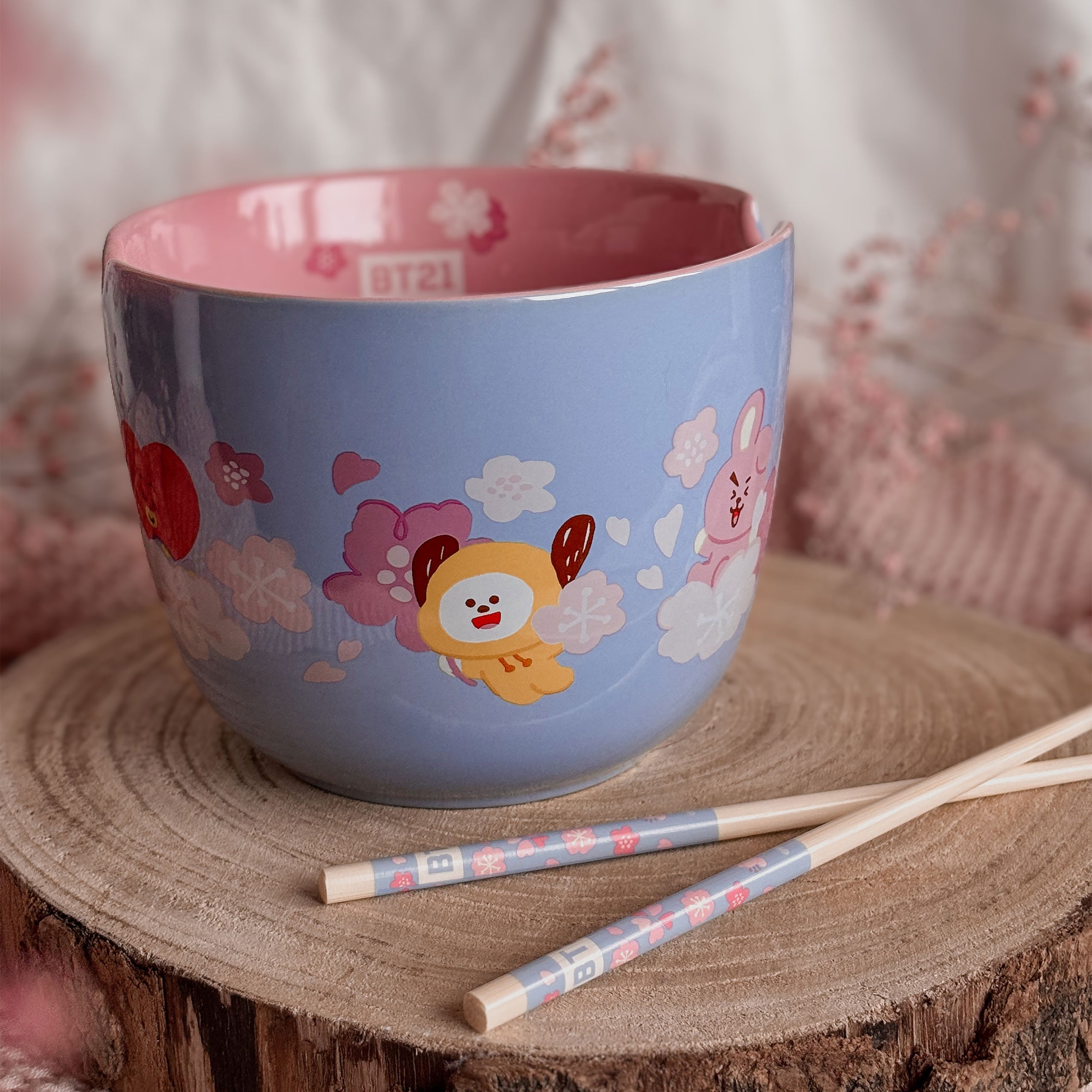 Produktbild BT21 - Characters Ramen Schale mit Ess-Stäbchen