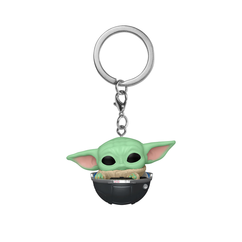 Produktbild Grogu im Kinderwagen Funko Pop Schlüsselanhänger - Star Wars The Mandalorian