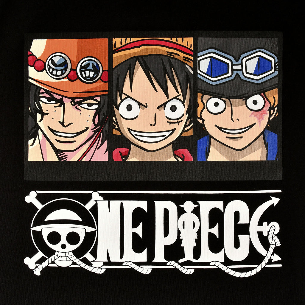Produktbild One Piece - Crew T-Shirt schwarz