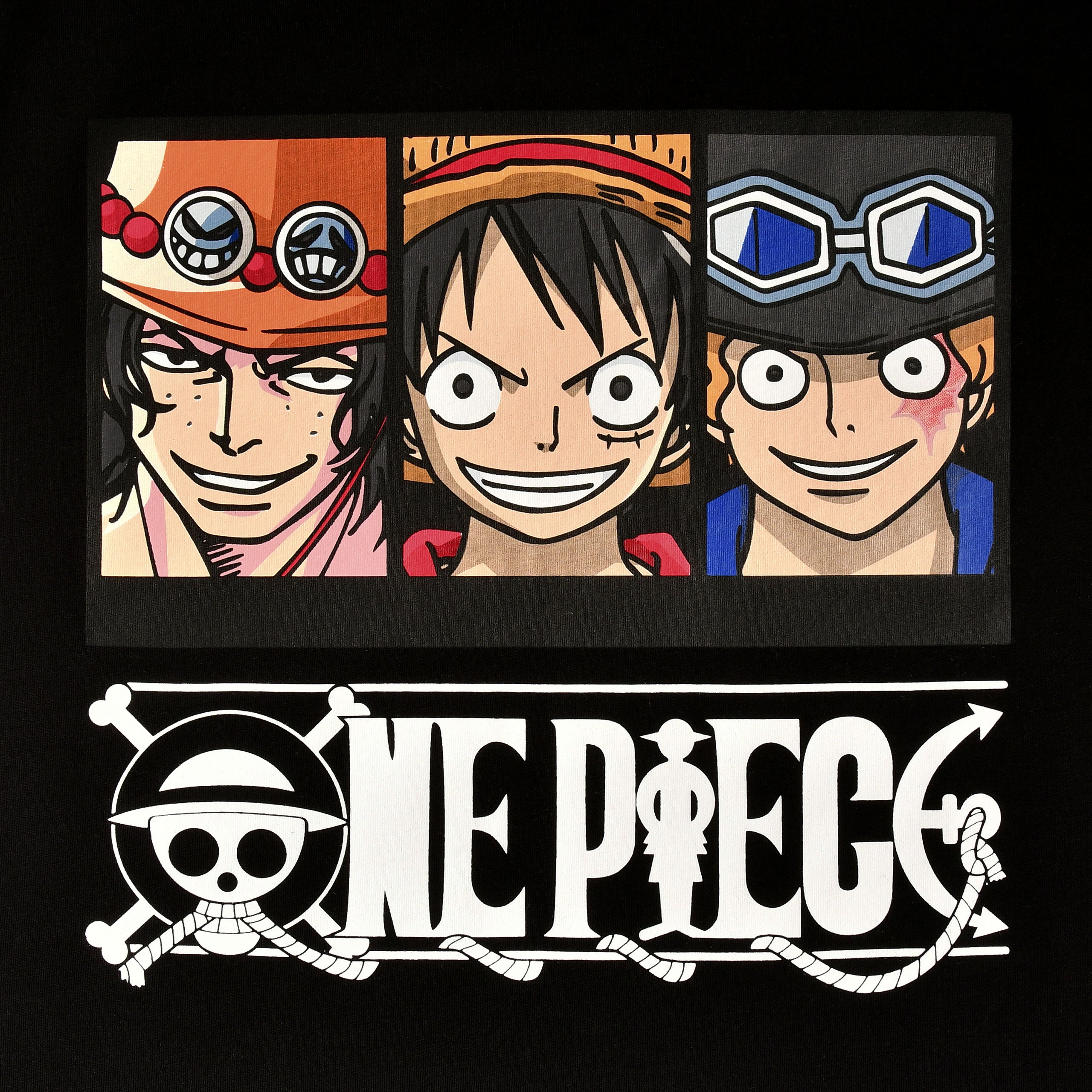 Produktbild One Piece - Crew T-Shirt schwarz