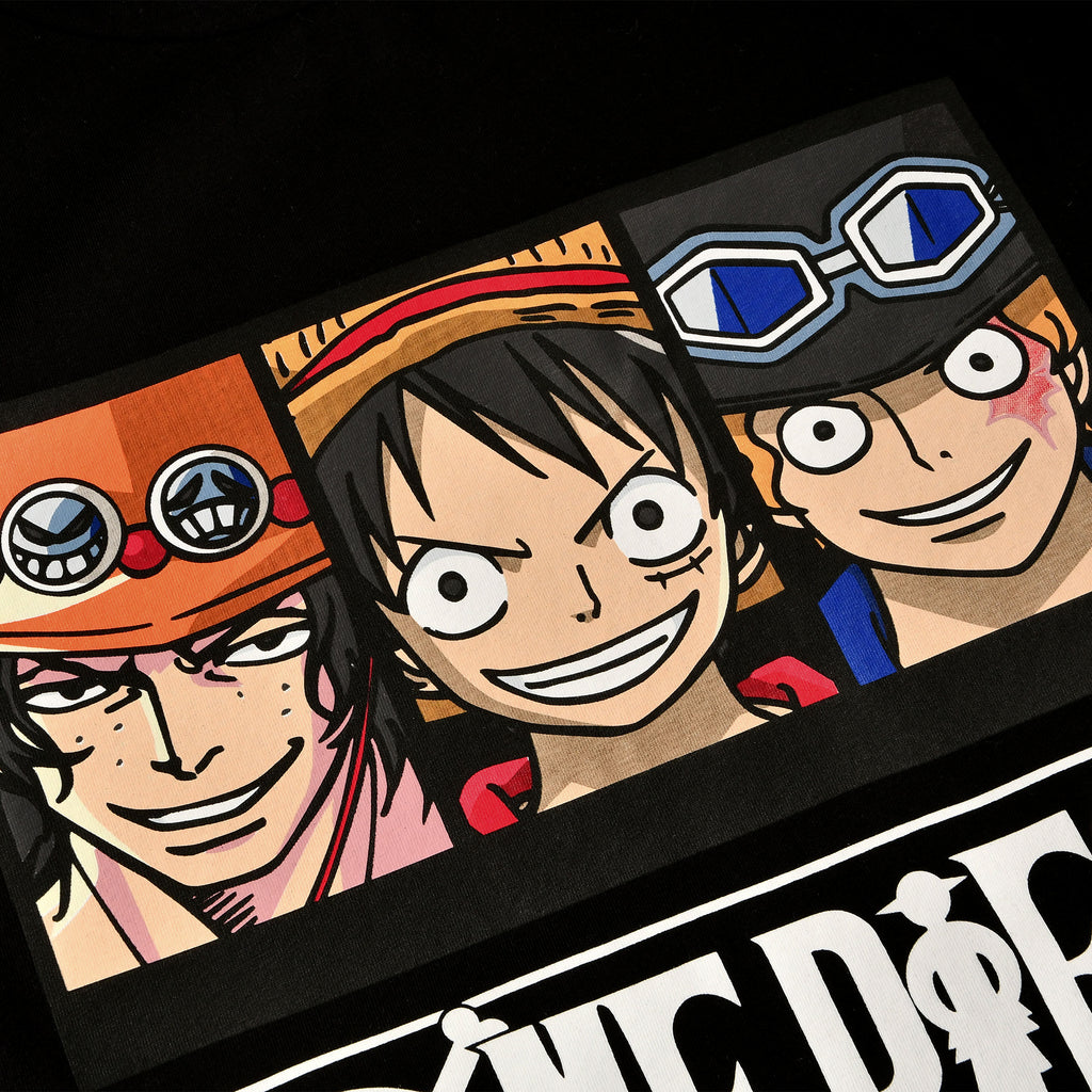 Produktbild One Piece - Crew T-Shirt schwarz