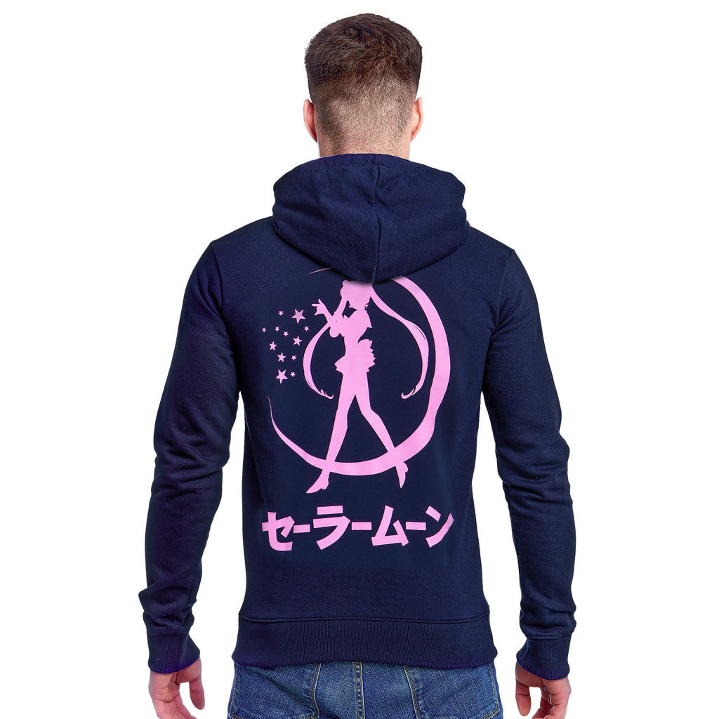 Produktbild Sailor Moon - Silhouette Hoodie blau