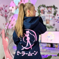 Produktbild Sailor Moon - Silhouette Hoodie blau