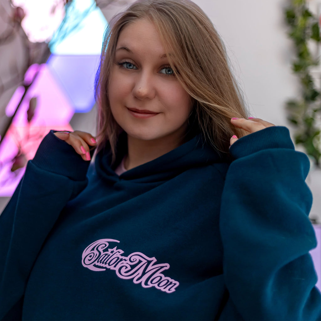 Produktbild Sailor Moon - Silhouette Hoodie blau