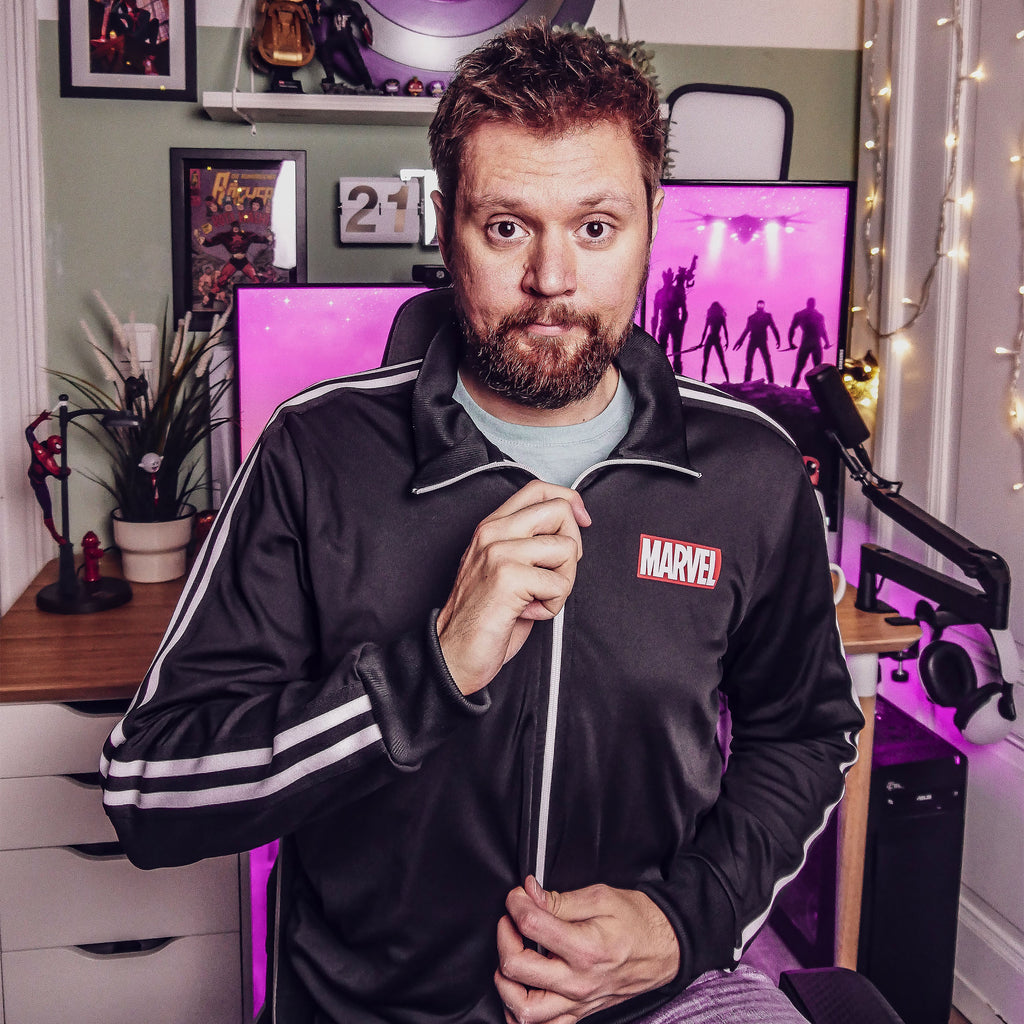 Produktbild Marvel - Logo Trainingsjacke schwarz
