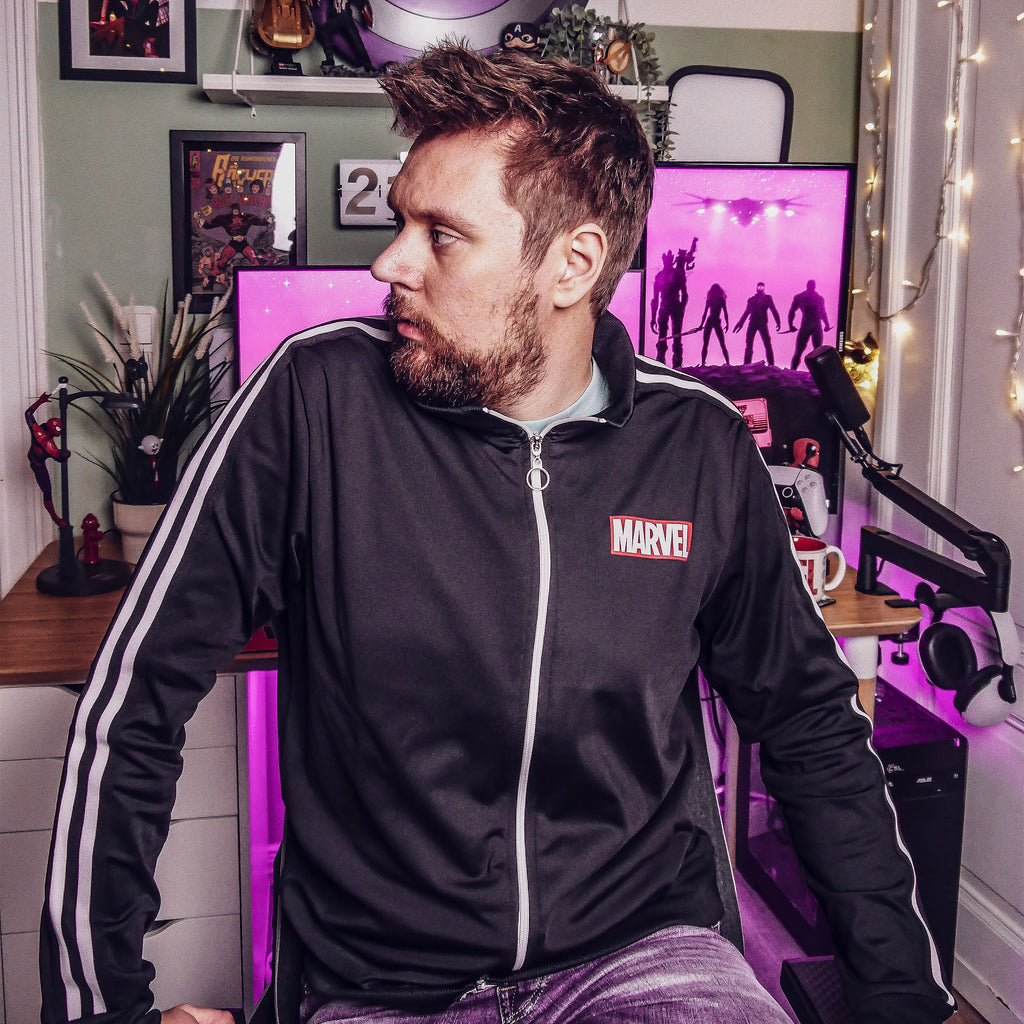 Produktbild Marvel - Logo Trainingsjacke schwarz