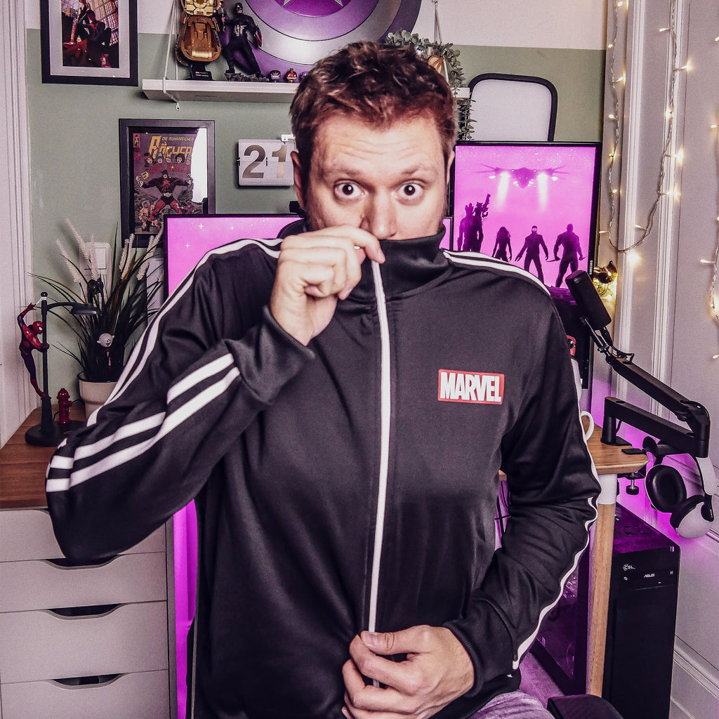 Produktbild Marvel - Logo Trainingsjacke schwarz