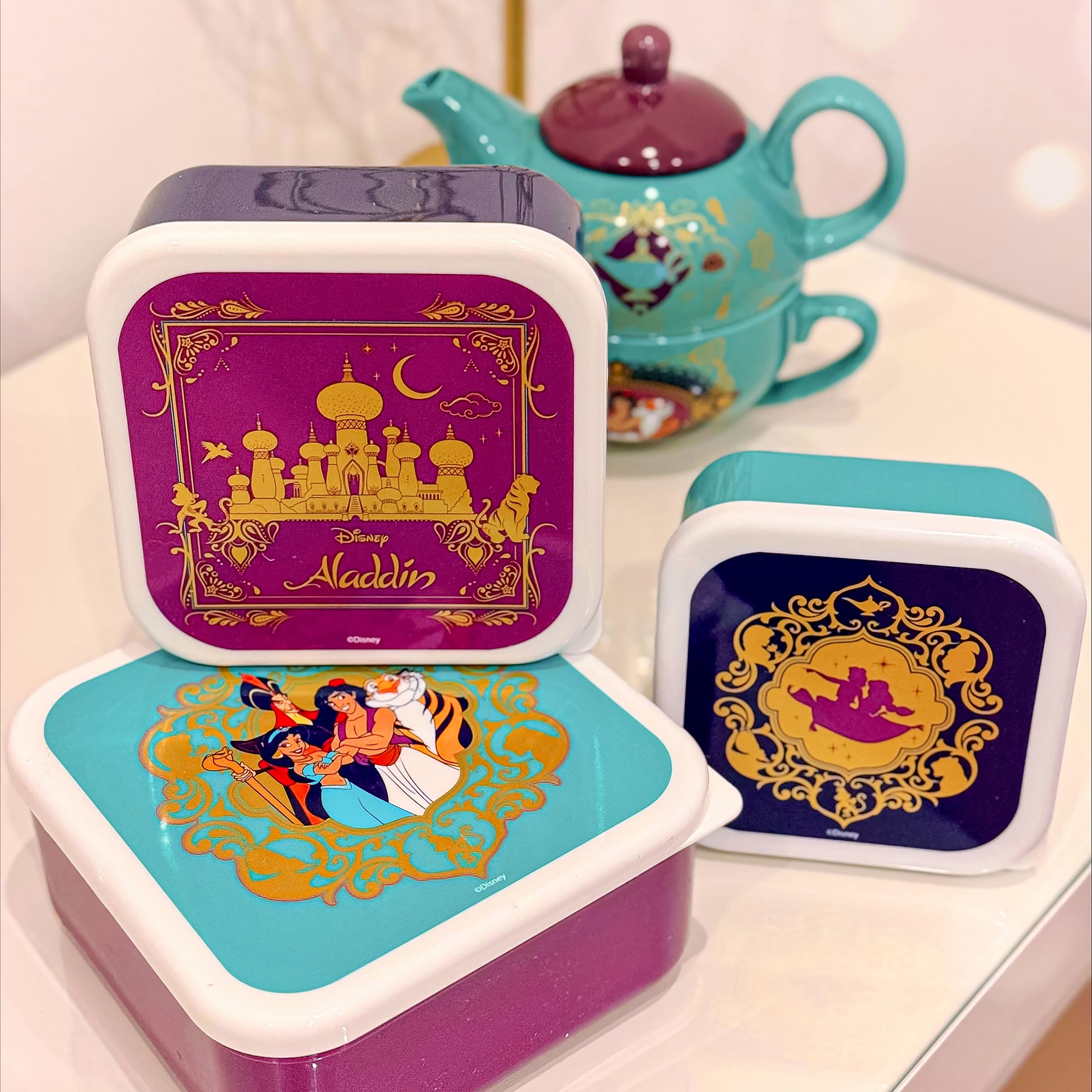 Produktbild Aladdin - Jasmin und Aladdin Lunchbox 3er Set