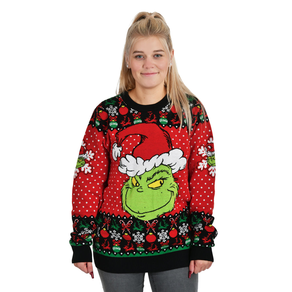 Produktbild Der Grinch - Christmas Grinch Strickpullover