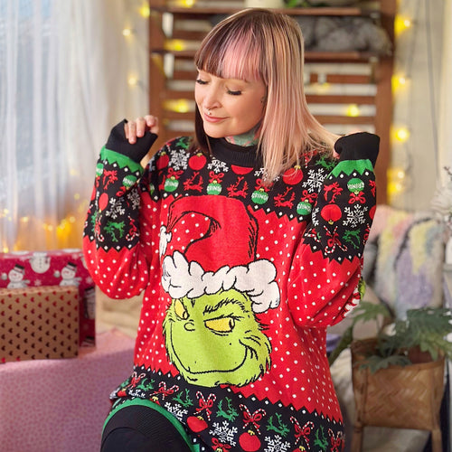 Produktbild Der Grinch - Christmas Grinch Strickpullover