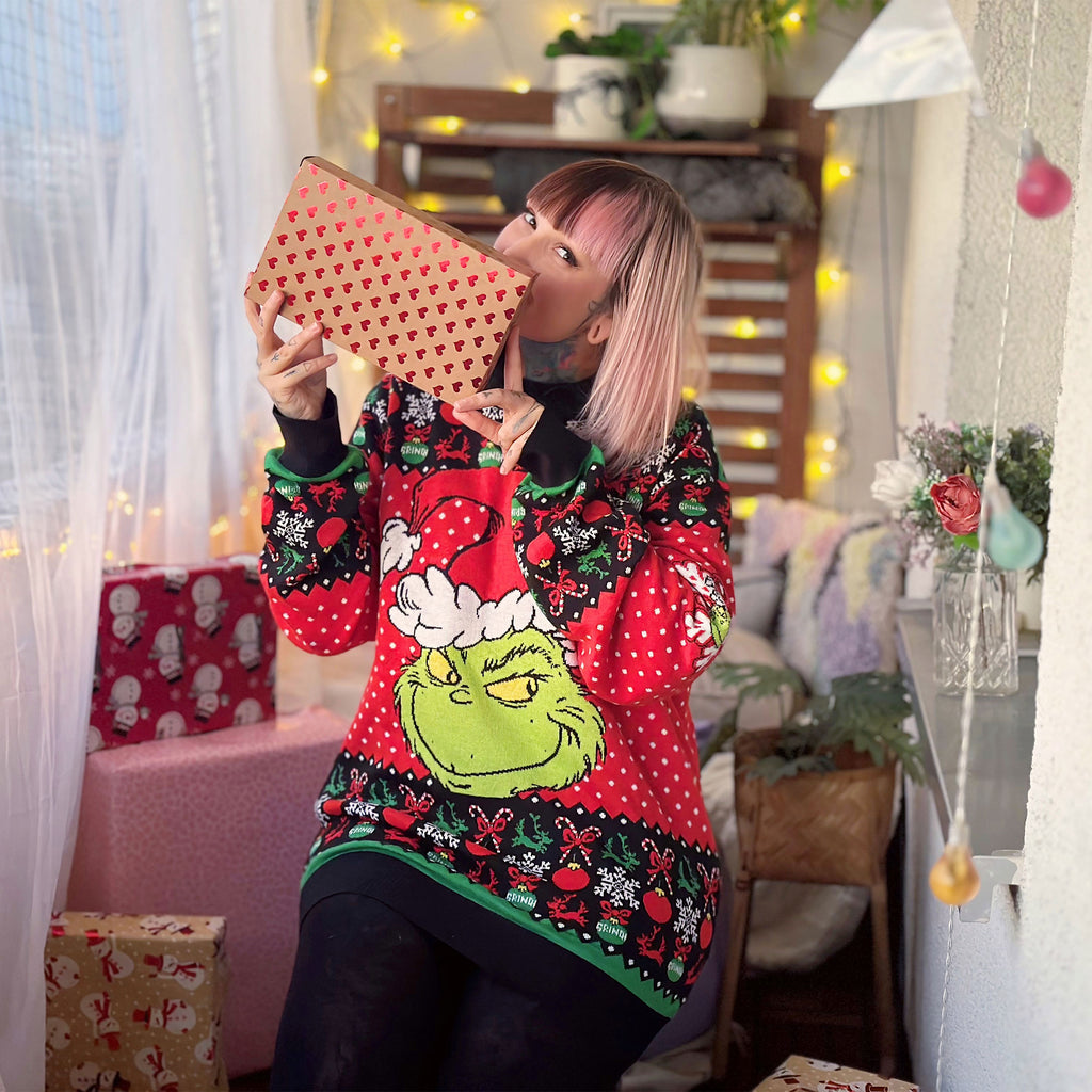 Produktbild Der Grinch - Christmas Grinch Strickpullover