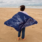 Produktbild Expecto Patronum Badetuch blau - Harry Potter