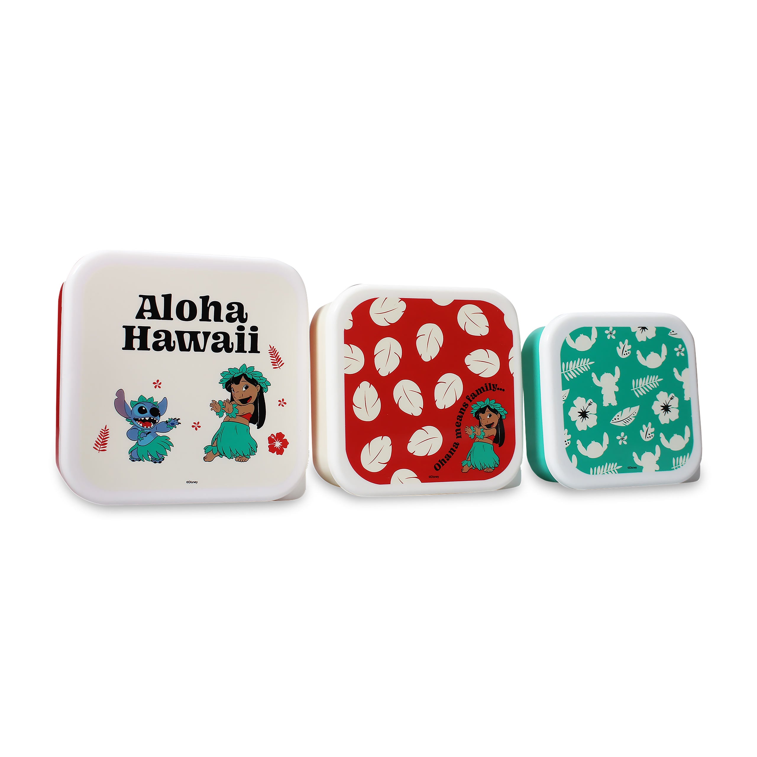 Produktbild Lilo & Stitch - Aloha Hawaii Lunchbox 3er Set