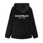 Produktbild Naruto - Akatsuki Plüsch Jacke mit Kapuze schwarz