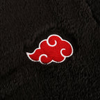 Produktbild Naruto - Akatsuki Plüsch Jacke mit Kapuze schwarz