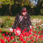 Produktbild Naruto - Akatsuki Plüsch Jacke mit Kapuze schwarz